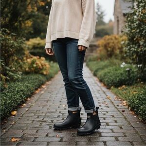 Pendleton Black Lined Rubber Boots
